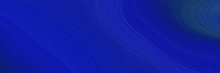 Leinwandbilder - abstract artistic art backdrop with lines and dark blue, midnight blue and teal blue colors. can be used as card, banner or header