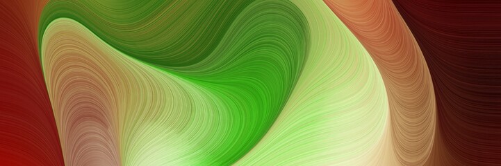Poster - abstract colorful backdrop with lines and dark khaki, peru and very dark green colors. can be used as poster, background or banner