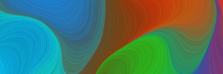 Aufkleber - abstract colorful background with lines and dark olive green, light sea green and sienna colors. can be used as poster, background or banner