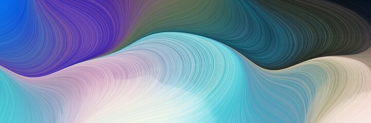 Poster - abstract artistic background graphic with lines and slate gray, steel blue and light gray colors. can be used as card, banner or header