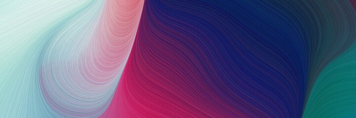 Poster - abstract artistic art background graphic with lines and pastel blue, very dark violet and moderate pink colors. art can be used as background or texture