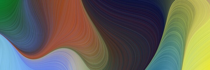 Poster - abstract colorful backdrop with lines and dark slate gray, dark khaki and corn flower blue colors. can be used as poster, background or banner