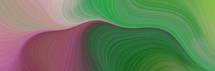 Aufkleber - abstract artistic art background with lines and sea green, rosy brown and gray gray colors. art can be used as background illustration