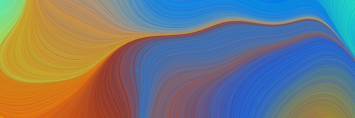 Aufkleber - abstract colorful backdrop with lines and steel blue, bronze and sienna colors. can be used as card, banner or header