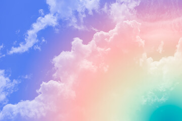 Wall Mural - cloud background with a pastel colour