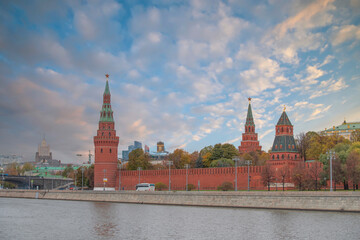 Kremlin and Red Square in Moscow.