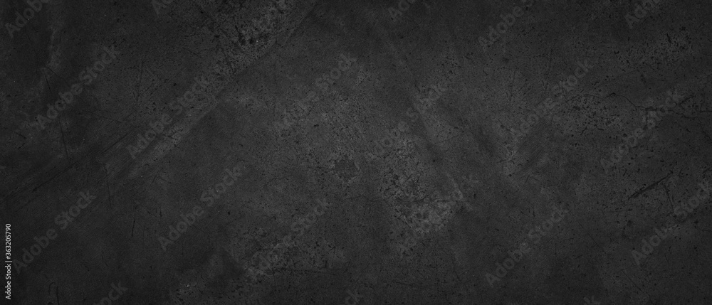 dark concrete wall texture background, natural pattern - obrazy, fototapety, plakaty 