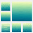 © Eugene Ga - Abstract waves background collection. Curves in yellow and blue colors. Authentic vector illustration.