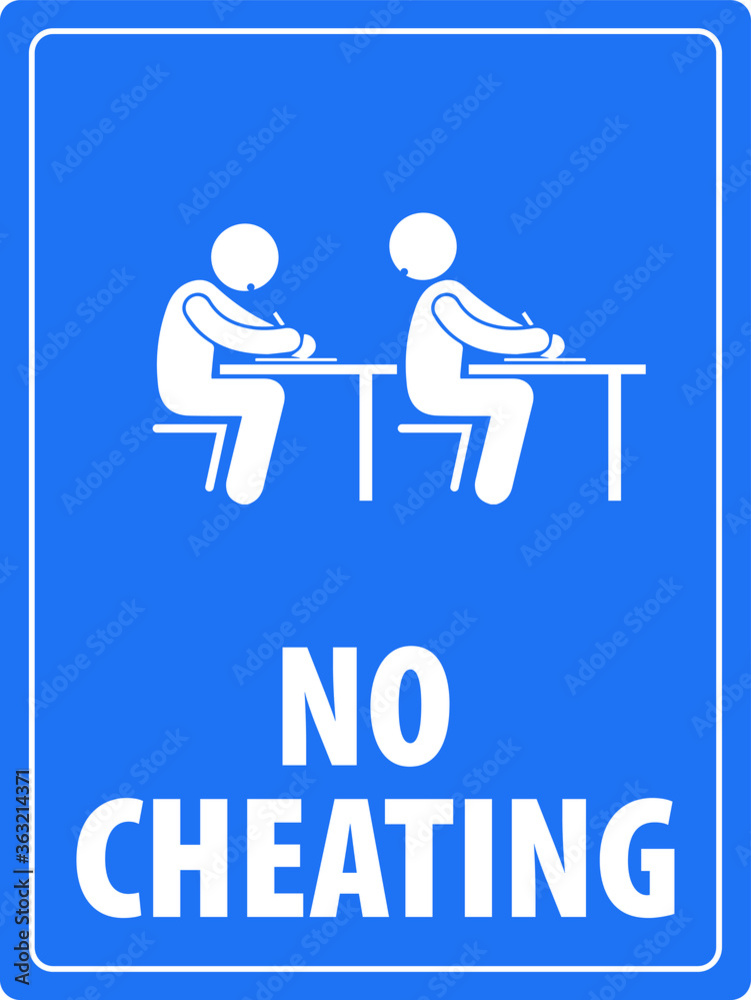 NO CHEATING ZONE DO NOT CHEAT IN THE EXAM HALL DEGREE AT RISK ALLOWED ...