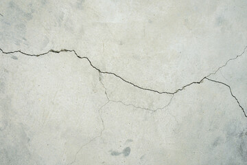 Sticker - Crack raw cement wall or concrete floor background