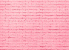 Pink Brick Wall Background Or Texture