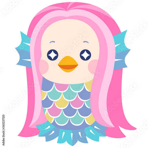 妖怪アマビエのポップな可愛いイラスト 口を開ける Buy This Stock Vector And Explore Similar Vectors At Adobe Stock Adobe Stock