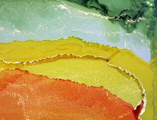  Abstract painting blots background. Alcohol ink colors. Marble texture.