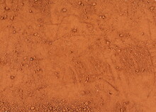 Texture Of Red Dry Clay. Clay Soil Background. Ground. Red Dirt (soil) Background Or Texture. 