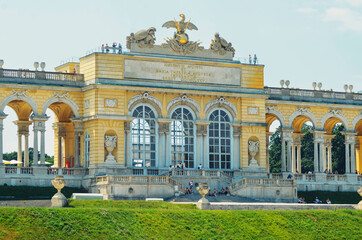 Sticker - A beautiful view of Vienna city at Austria.