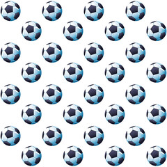 Canvas Print - soccer balloons sport championship icons