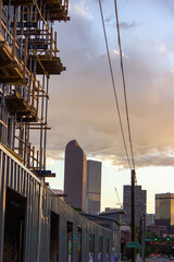 Wall Mural - downtown, Downtown Buildings of Denver, Denver Downtown at Dusk