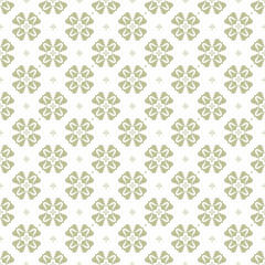 Fototapete - Vector modern seamless geometry pattern flower.Cute seamless pattern with abstract flower motif with vintage texture.
