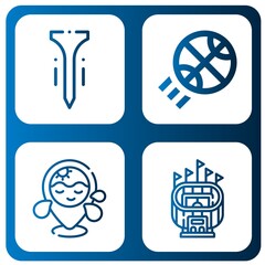 Sticker - Set of ball icons