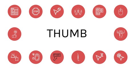 Poster - thumb icon set