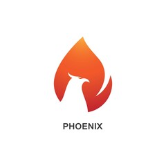 Poster - Phoenix fire Bird Logo