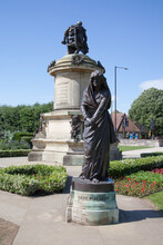 Lady Macbeth At The William Shakespeare Memorial At Bancroft Gardens In Stratford Upon Avon In Warwickshire In The UK