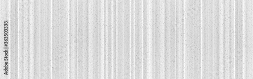 Photo Panorama of Modern white stone wall with stripes texture and seamless background