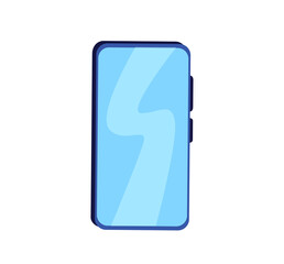 Fototapete - Smartphone flat color vector object