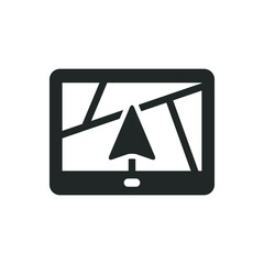 Sticker - Car navigation system icon