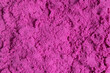 Background pink kinetic sand for children with copy space. Magic sand for children`s creativity