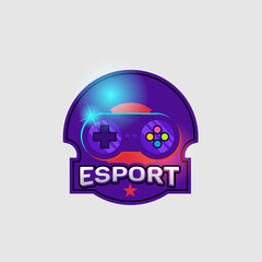 Poster - E sport logo design template for competition event and e sport team