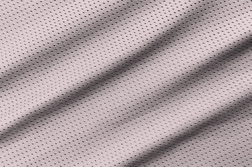 Grey football, basketball, volleyball, hockey, rugby, lacrosse and handball jersey clothing fabric texture sports wear background