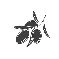 Sticker - Olive glyph icon