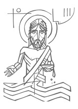 Saint John The Baptist Hand Drawn Illustration