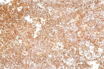 Poster - rust isolated on a white background. texture for the designer