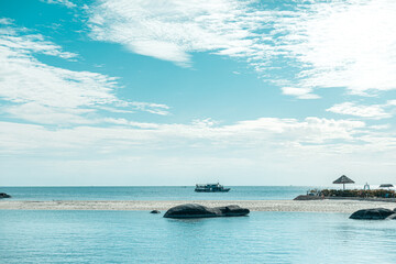 Wall Mural - boat on the sea