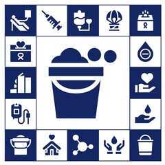 Sticker - donate icon set