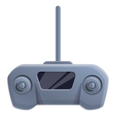 Poster - Joystick remote control icon. Cartoon of joystick remote control vector icon for web design isolated on white background