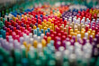Leinwandbild Motiv Close-up Of Multi Colored Pencils