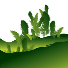 Wall Mural - Vector logo Tree Design in eps 10. Simple template and ready to use