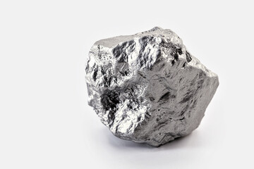 Poster - nickel stone. Chemical element resulting from the combination of arsenic, antimony or sulfur. Industrial use.