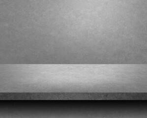 Wall Mural - concrete room for display products and background for interior design of buildings or websites and l