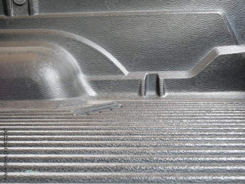 Fotografía closeup of truck liner texture background.