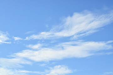 blue sky with white cloud beautiful