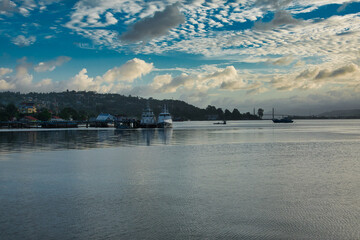 Wall Mural - view of the city of the sea.