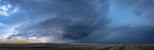Storms On The Great Plains With Roads In Backgrouns