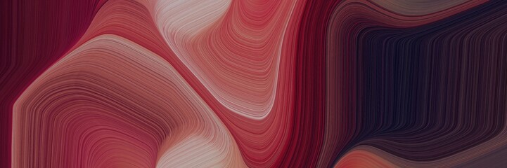 Aufkleber - futuristic decorative curves style with old mauve, dark moderate pink and rosy brown colors. can be used as header or banner