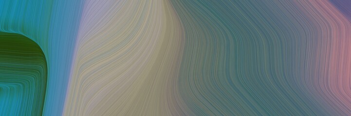 Aufkleber - beautiful decorative curves header design with old lavender, dim gray and rosy brown colors. can be used as header or banner
