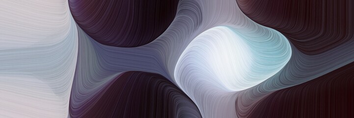 Poster - beautiful colorful waves header design with very dark violet, very dark blue and dark gray colors. can be used as poster, card or background graphic