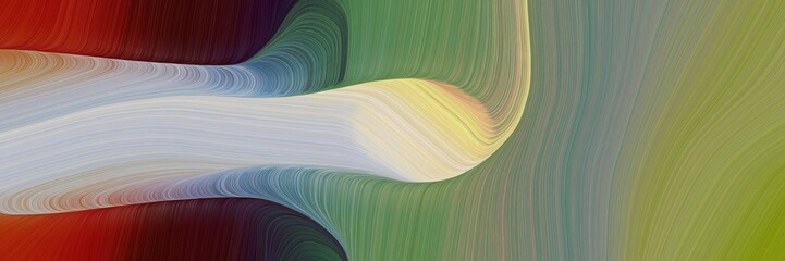 Poster - art decorative curves backdrop with gray gray, silver and dark red colors. can be used as header or banner